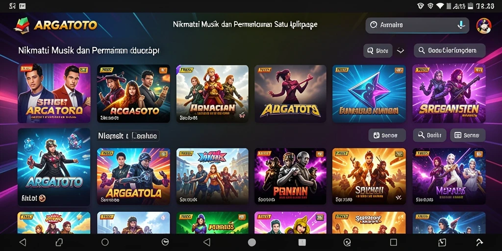 Tampilan gameplay ARGATOTO yang seru dan interaktif.