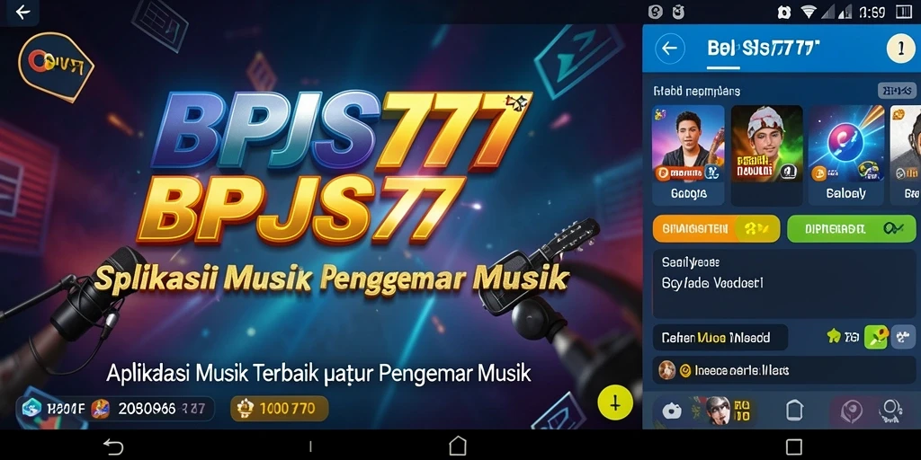 Tampilan gameplay BPJS777 dengan fitur pemutar musik interaktif.