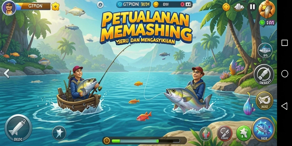 Tangkapan besar dalam gameplay GTPIDN yang mendebarkan.