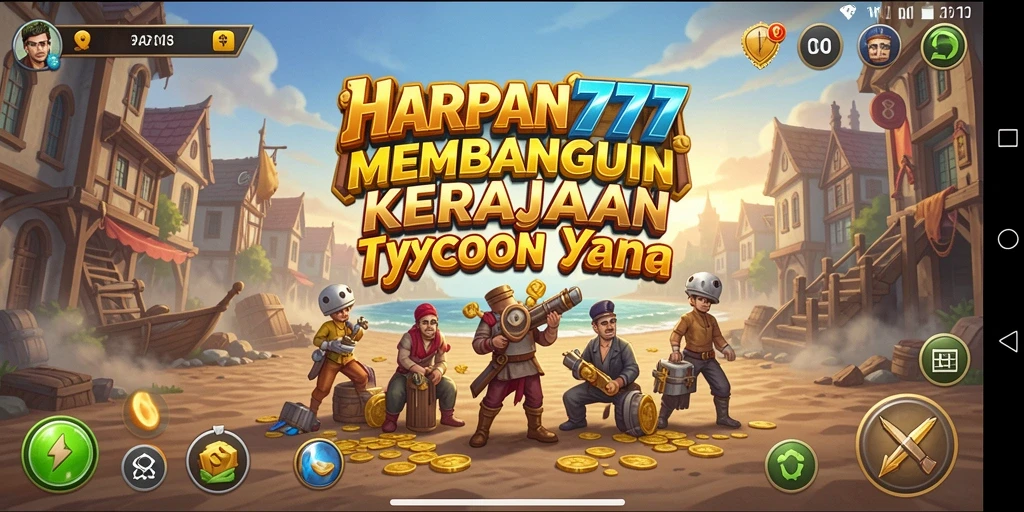 Screenshot gameplay HARAPAN777 menampilkan aktivitas manajemen Tycoon yang seru.