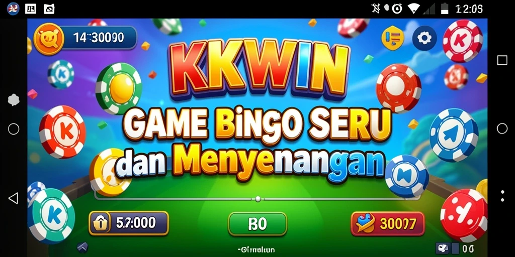 Screenshot utama KKWIN menampilkan gameplay Bingo yang seru dan penuh keseruan.