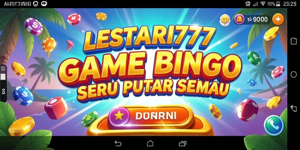 Screenshot gameplay Bingo LESTARI777 yang menampilkan suasana seru.