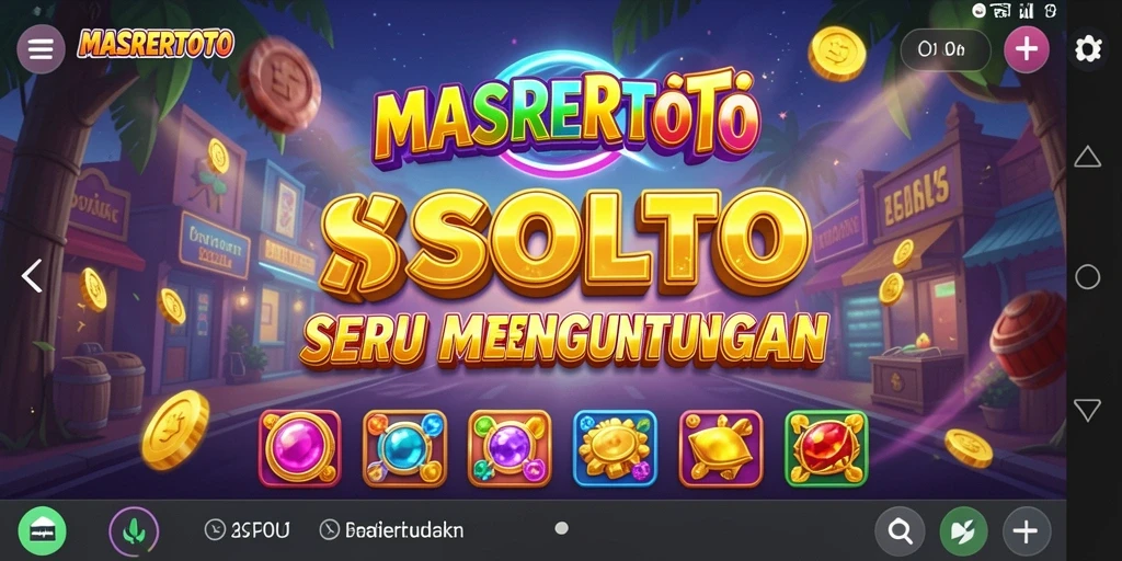 Tampilan gameplay slot yang menggembirakan di MASRERTOTO.
