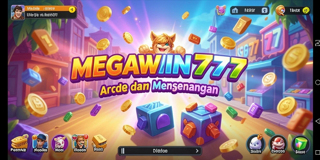 Tangkapan layar menunjukkan aksi gameplay seru dalam MEGAWIN777.