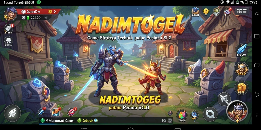 Tampilan gameplay NADIMTOGEL yang menakjubkan dan seru.