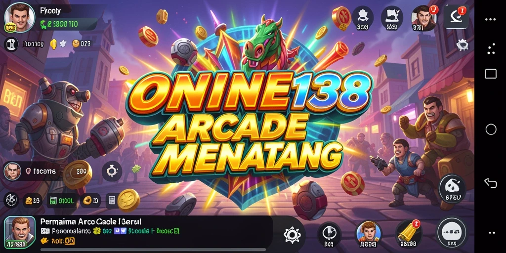 Tampilan gameplay menarik dari ONINE138 yang penuh warna.