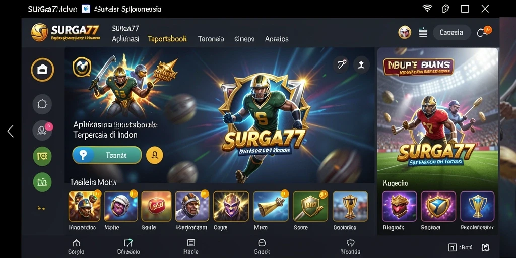 Tampilan gameplay Sportsbook yang menarik dan interaktif.