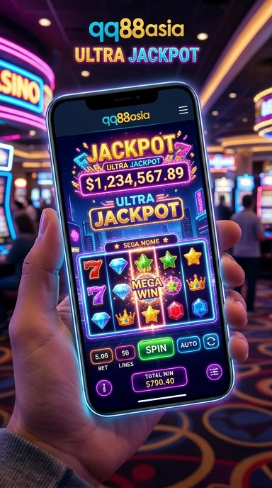 Tampilan aplikasi qq88asia dengan antarmuka yang menarik.